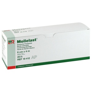 Mollelast 8cmx4m weiss Produktbild