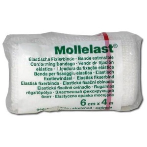 MOLLELAST Binden 6 cmx4 m weiß Produktbild