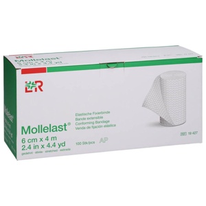 MOLLELAST Binden 6 cmx4 m weiß lose Produktbild