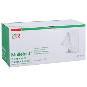 MOLLELAST Binden 8 cmx4 m weiß lose Produktbild