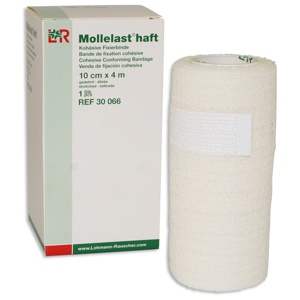 Mollelast Haft - 10 cm x 4 m (vit) produkt bild