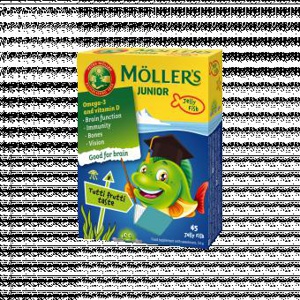 Möller's Junior puuviljamaitselised geelkalakesed N45 toote pilt