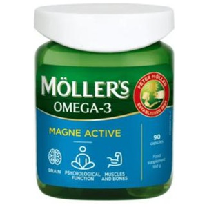 Möller's Omega-3 Magne Active kapslid N90 toote pilt