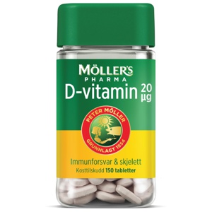 Möller's Pharma D-vitamin 20 µg 150 stk produktbilde