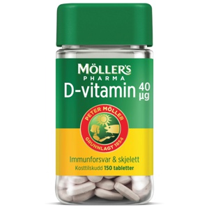 Möller's Pharma D-vitamin 40 µg 150 stk produktbilde