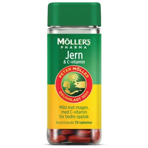 Möller's Pharma Jern & C-vitamin 70 stk produktbilde
