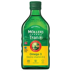Möller's Pharma tran D+ Naturell smak produktbilde