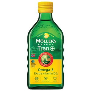 Möller's Pharma tran D+ Sitronsmak produktbilde