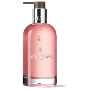 Molton Brown Delicious Rhubarb & Rose Fine Liquid Hand Wash Glass Bottle 200 ml produktbilde