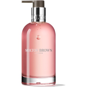 Molton Brown Delicious Rhubarb & Rose Fine Liquid Hand Wash Glass Bottle 200 ml produktbillede