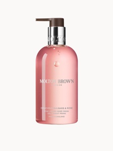 Molton Brown Delicious Rhubarb & Rose Fine Liquid Hand Wash Glass Bottle 200ml product image