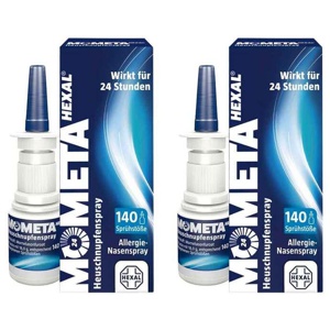 MometaHEXAL Heuschnupfenspray, 2x18 g Nasenspray Produktbild