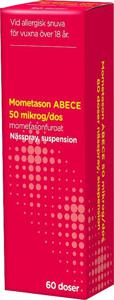 Mometason ABECE Nässpray suspension 50 µg/dos 60 doser produkt bild
