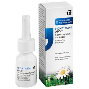 MOMETASON ADGC 50 μg/Sprühstoß Nasenspray 60 Produktbild