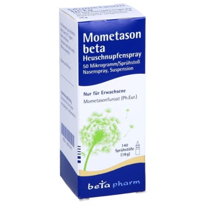 MOMETASON beta Heuschnupfenspray 50μg/Sp.140 Sp.St Produktbild