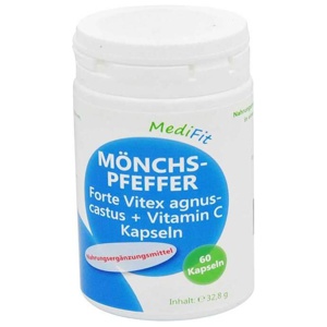 MÖNCHSPFEFFER FORTE+Vitamin C Kapseln MediFit Produktbild