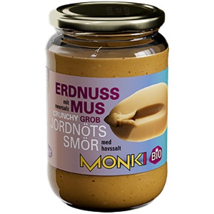 Monki Jordnøddesmør crunch Ø - 650 gram produktbillede