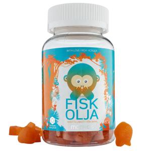 Monkids Fiskolja, 60 st.