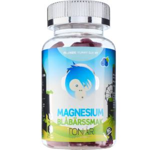 Monkids Magnesium Tonår Blåbär, 60 st produkt bild