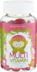 Monkids Multivitamin Barn Hallon 60 tuggtabletter produkt bild