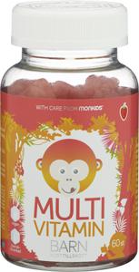 Monkids Multivitamin Barn Jordgubb, 60 st produkt bild