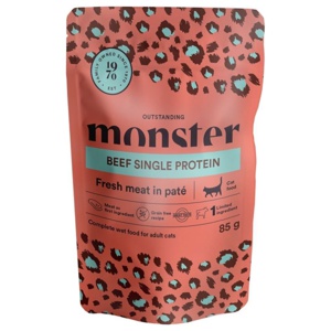 Monster Cat Adult Beef 85 g produkt bild