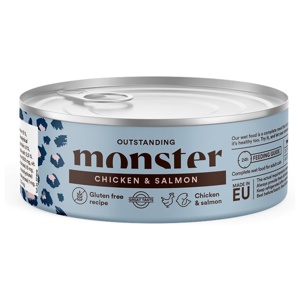 Monster Cat Adult Multi Protein Chicken & Salmon 100 g produkt bild