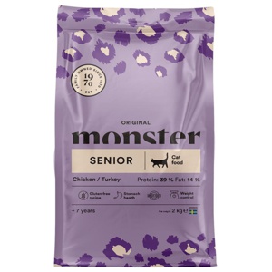 Monster Cat Original Senior Chicken Turkey (2 kg) produkt bild