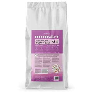 Monster Classic Dog S/M Puppy Poultry Torrfoder till Valp produkt bild