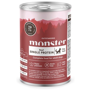 Monster Dog Adult Single Protein Beef 400 g produkt bild