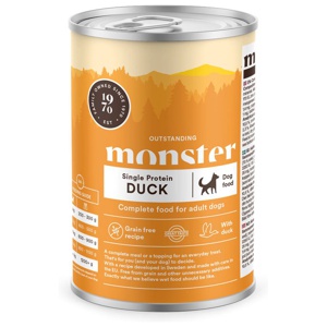 Monster Dog Adult Single Protein Duck 400 g produkt bild