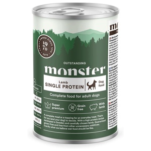 Monster Dog Adult Single Protein Lamb Can 400 g produkt bild