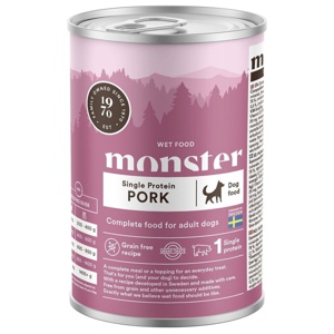 Monster Dog Adult Single Protein Pork 400 g produkt bild