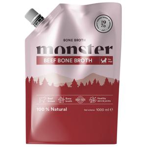 Monster Dog Bone Broth Beef 1000 ml produkt bild