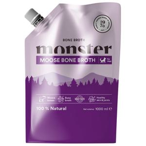 Monster Dog Bone Broth Moose 1000 ml produkt bild