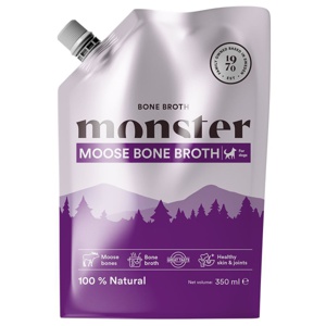 Monster Dog Bone Broth Moose 350 ml produkt bild