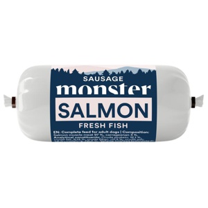 Monster Dog Sausage Salmon (80 g) produkt bild