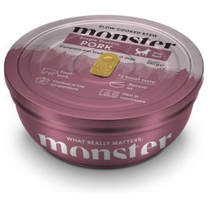 Monster Dog Slow Cooked Pork Stew Bowl Våtfoder till Hund 280 g produkt bild