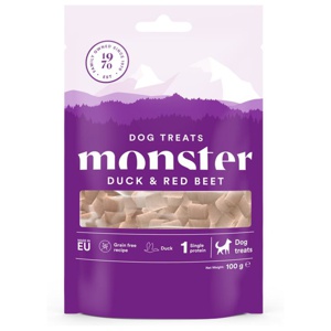 Monster Dog Treats Duck & Red Beet 100 g produkt bild