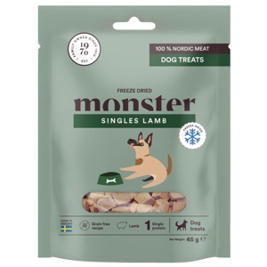 Monster Dog Treats Freeze Dried Lamb (45 g) produkt bild