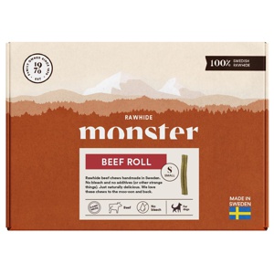 Monster Hundgodis Rawhide Beef Roll Box - XL produkt bild
