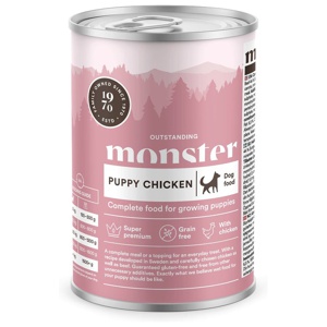Monster Puppy Chicken 400 g produkt bild