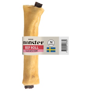 Monster Rawhide Tuggrulle med Fyllning Gris (L) produkt bild