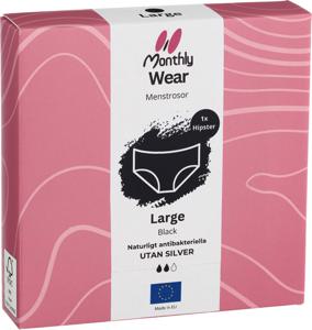Monthly Wear Hipster Black L produkt bild