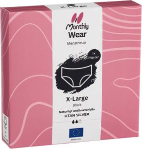 Monthly Wear Hipster Black XL produkt bild