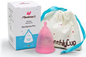 MonthlyCup Menskopp Plus Pink Topaz produkt bild