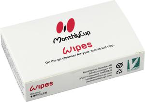 MonthlyCup Wipes 10 st produkt bild