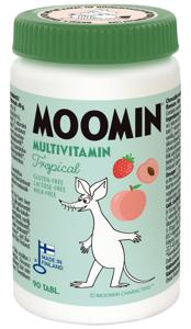 Moomin Multivitamin Tropical 90 Tabletter produkt bild