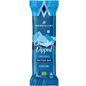 Moonvalley Vegan Protein Bar Chocolate-Dipped Cocoa 50 g produkt bild