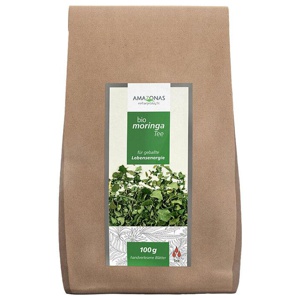 Moringa 100% Bio Blätter-Tee pur, 100 g Tee Produktbild